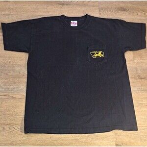 Vintage Bayside Heavyweight T Shirt Montana Laborers Union Local 1686 Made In US